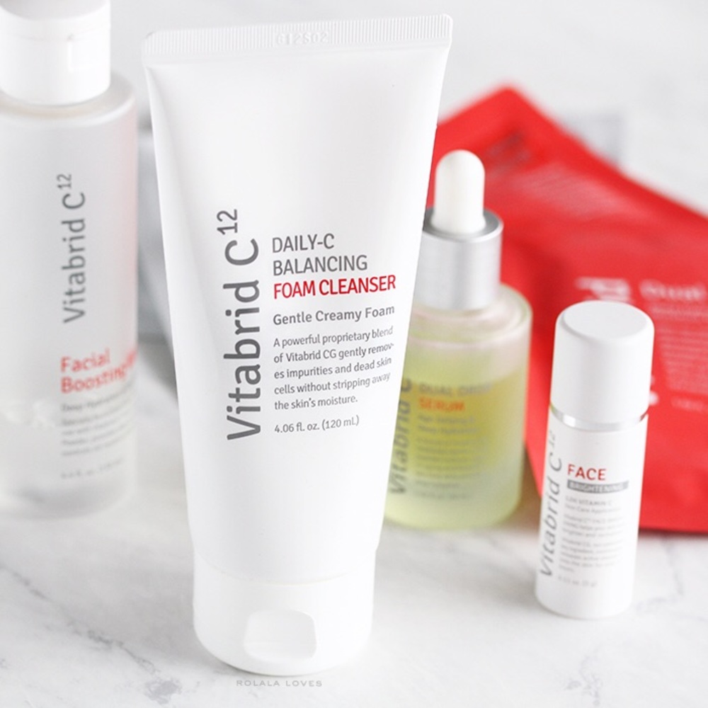 Vitabrid C12 daily-c balancing foam cleanser